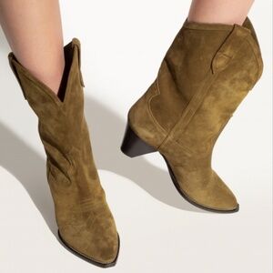 Isabel Marant luliette suede leather boots